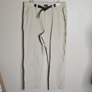 Kavu Tan Chinos Lightweight Hiking Pant With Belt Medium